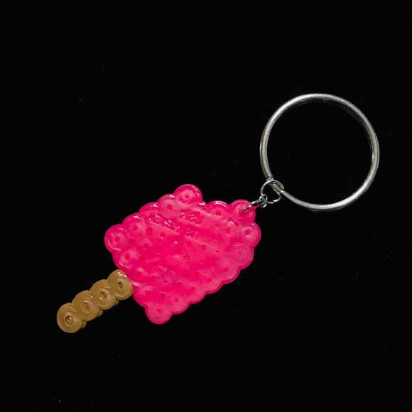 Vintage Accessories - Kawaii Pink Summer Popsicle Keychain